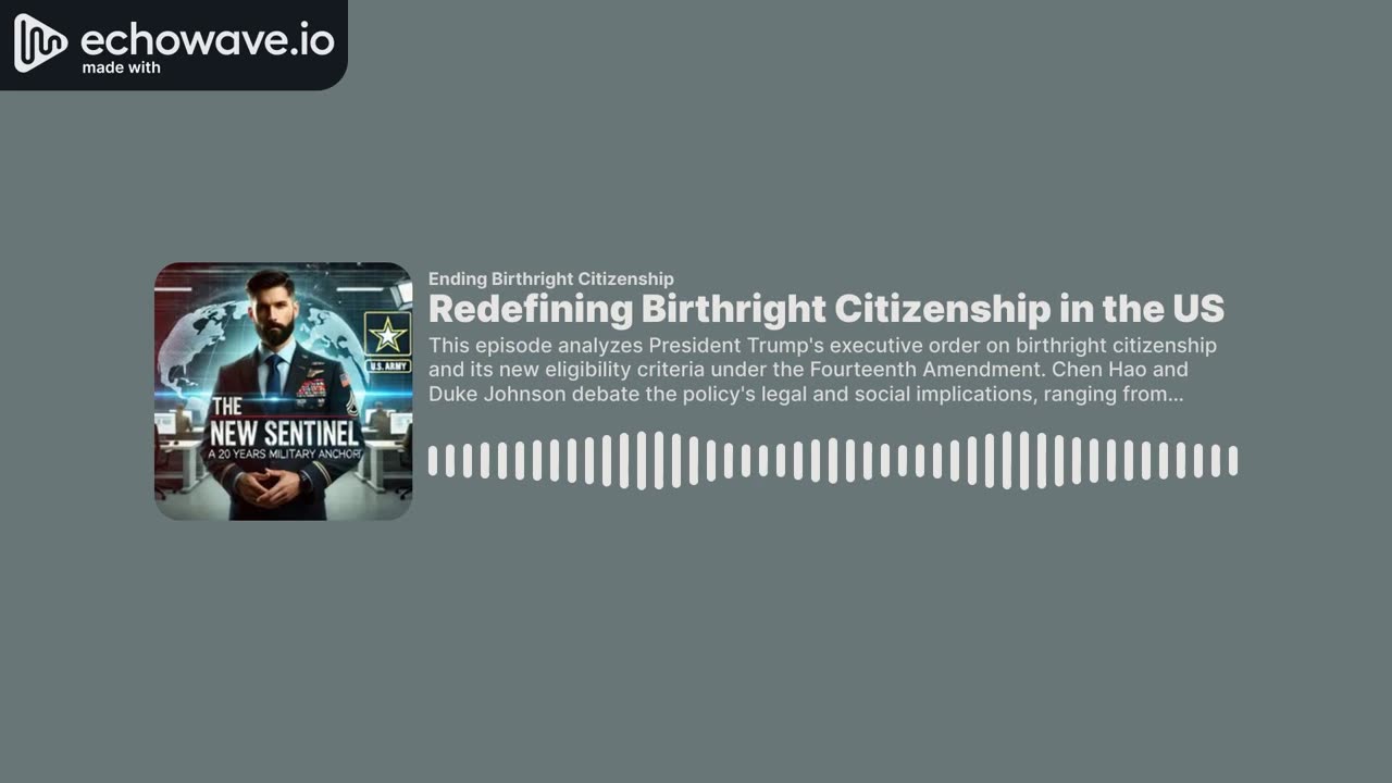Redefining Birthright Citizenship in the US
