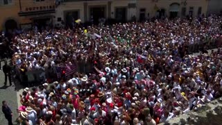 Pope condemns 'barbarity of war' after Gaza church strike