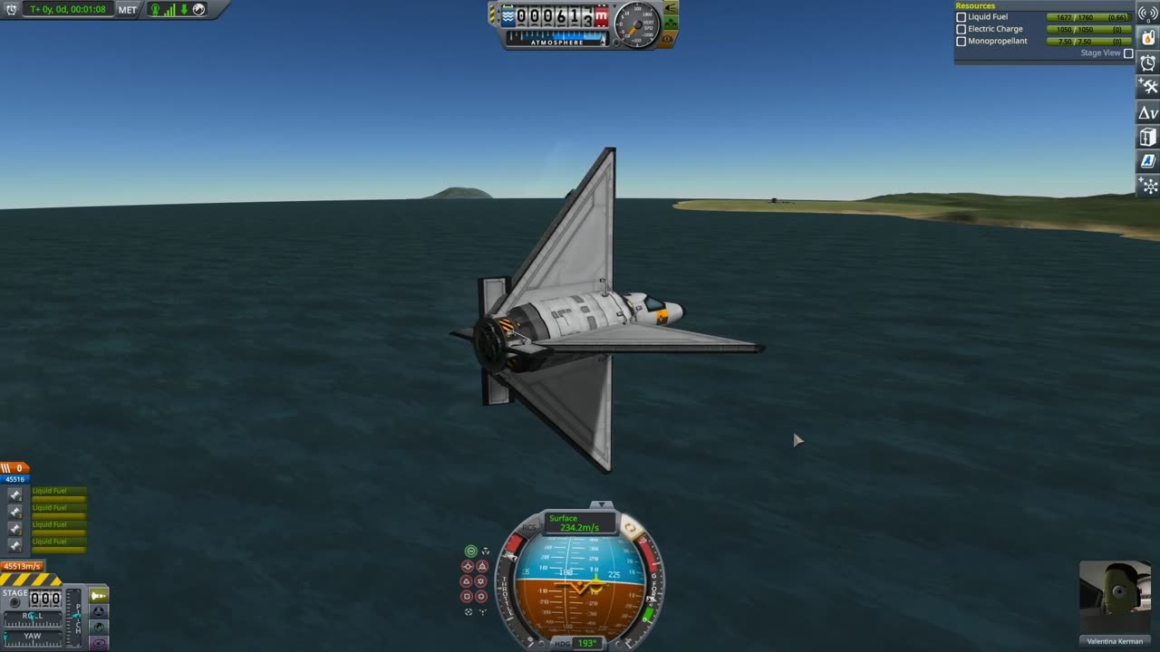 Batwing Cross Blended-motor Drone-Plane (KSP)
