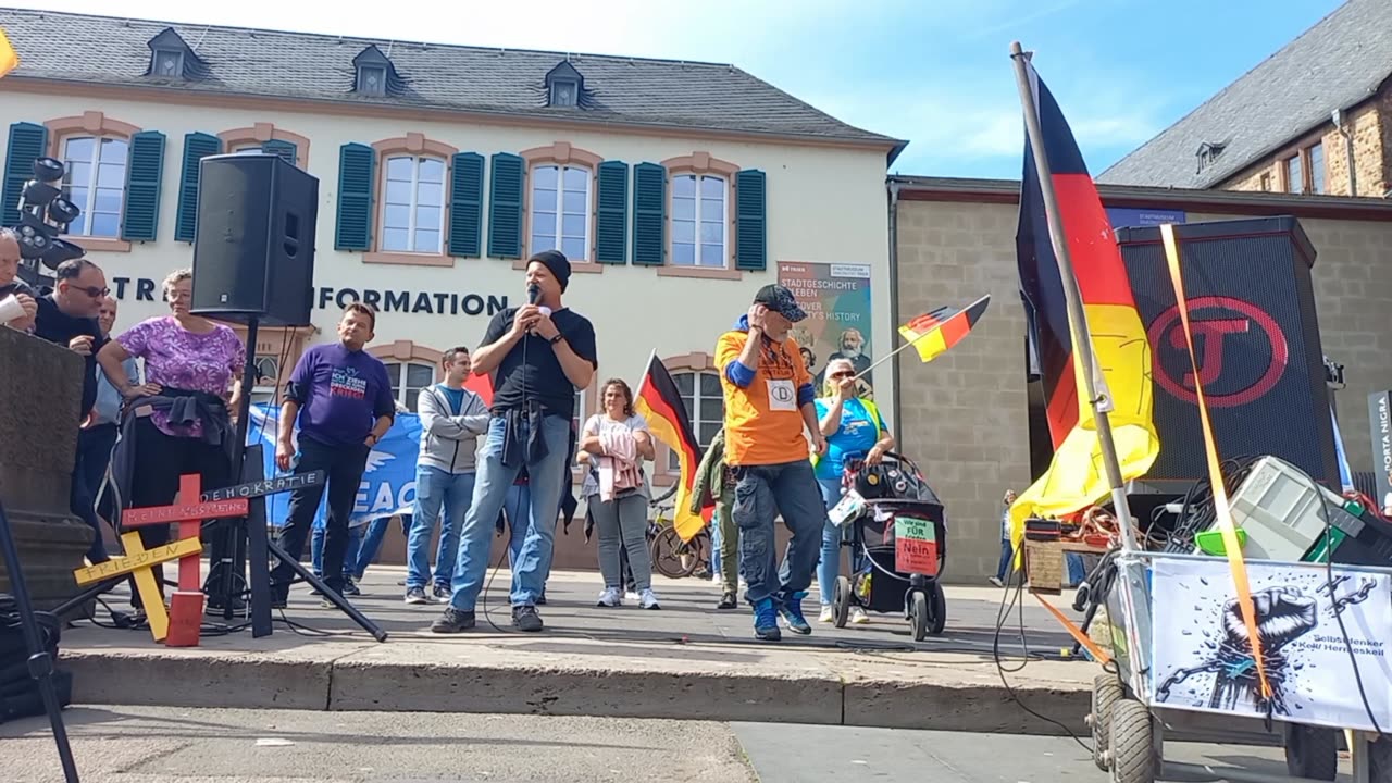 Demo Trier, 19. April 2025 - Tino