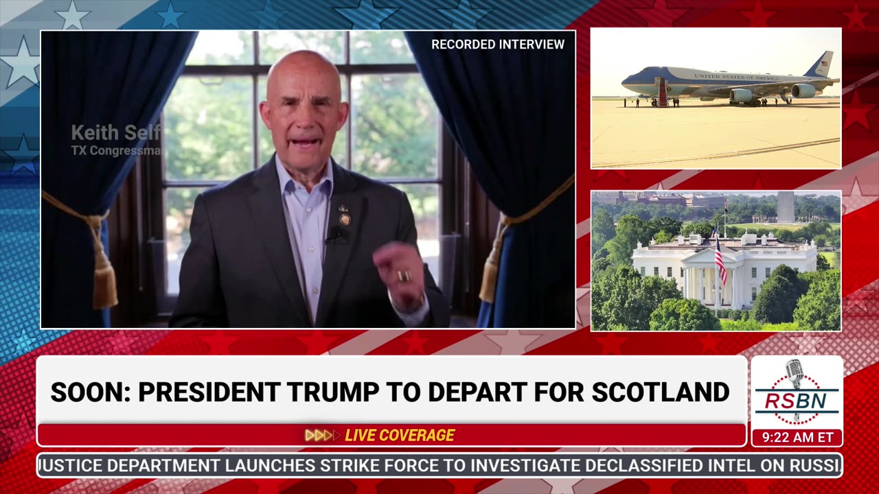 WATCH: Interview with U.S. House Rep. Keith Self from Texas's 3rd district- 7/25/2025