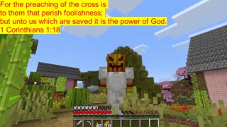 Minecraft Bible Verse 1 Corinthians 1:18