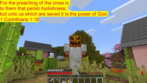 Minecraft Bible Verse 1 Corinthians 1:18