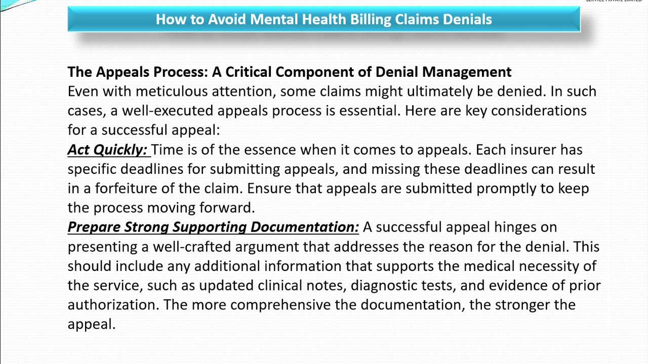 How to Avoid Mental Health Billing Claims Denials?