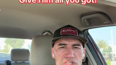 Give Him all you got!