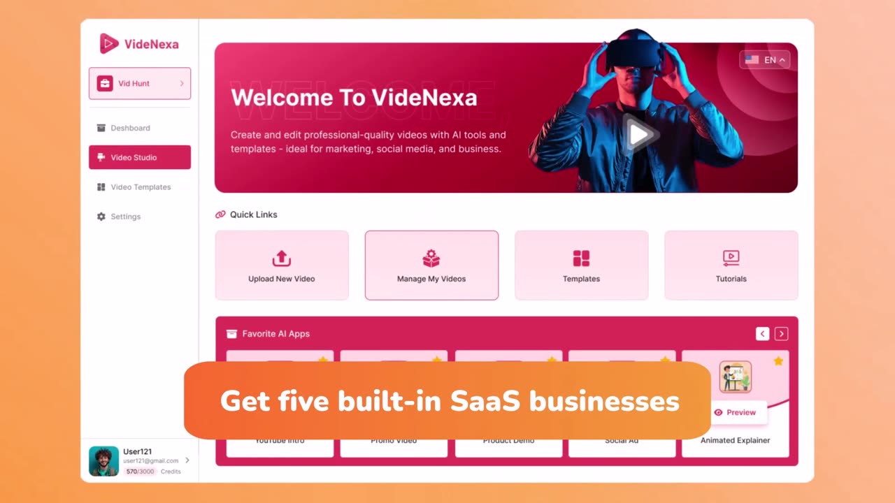 AI Apps Empire Demo: turns your ideas into AI apps in 60 seconds—fully white-labeled &ready to sell