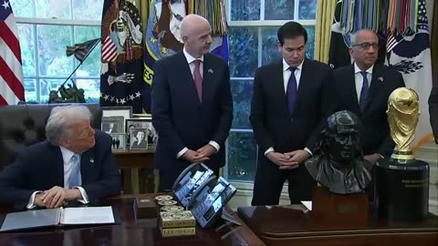 President Donald Trump and White House Task Force Discuss FIFA World Cup 2026 Preparations - November 17, 2025