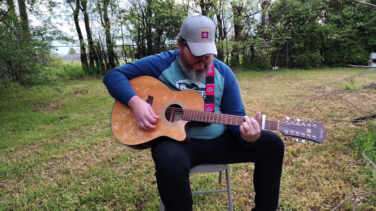 Random Tennessee Guy Plays Jimmy Eat World-Hear You Me (Partial) on a 12 String in the Backyard