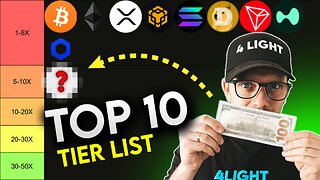 RANKING Top 10 Crypto: 1X to 50X Potential