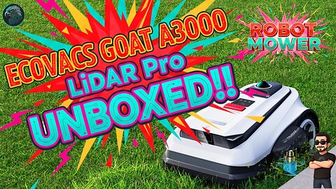 UNBOXED: ECOVACS A3000 LiDAR Pro Robotic Lawnmower (2026)