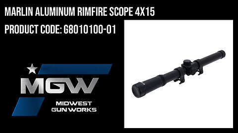 Marlin Aluminum Rimfire Scope 4x15 - G8010100-01