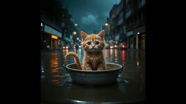 Orange Cat Adventure Ep.1 - Cafeine One Shot AI