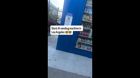 Giant Vending Machine Operated By Robots
