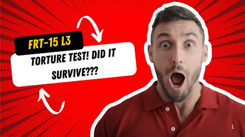 Is the FRT-15L3 Drop Safe? Let’s Abuse it!