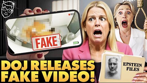 DOJ Releases SHOCK Video of Jeffery Epstein ‘KILLING Himself’ in Cell