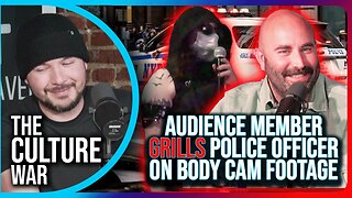 Audience Member GRILLS Police Officer On Body Cam Footage