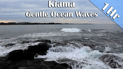 1 Hour of Gentle Ocean Waves on a Rocky Coast | Relaxing Sea & Sky Sounds for Sleep & Study