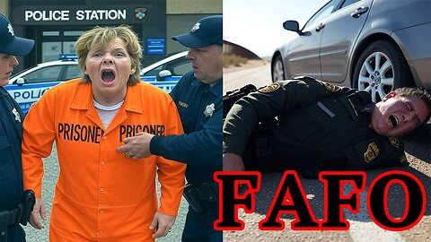 She FINDS OUT after trying to RUN OVER Border Patrol Agent with her Lexis! FAFO!