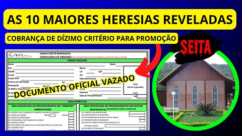 MARANATA DESMASCARADA: Provas da Cobrança de Dízimos e Lavagem Cerebral EP 270