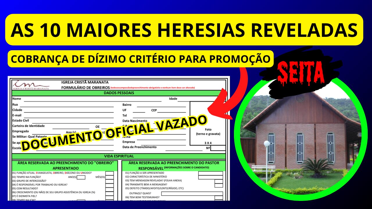 MARANATA DESMASCARADA: Provas da Cobrança de Dízimos e Lavagem Cerebral EP 270