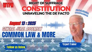 WTPN - RIGHT OF SUFFERAGE -CONSTITUTION-UNRAVELING THE DEFACTO
