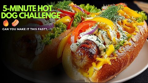 🌭🔥 Can You Make This HOT DOG in 5 Minutes? | Quick Street Food Challenge | Taste of Pakistan TV