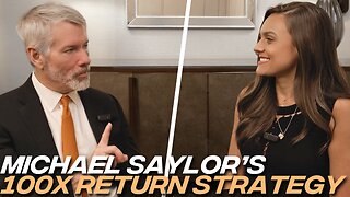 Michael Saylor: 100x Return Strategy, Bitcoin vs Macro Panic & the BTC Corporate Treasury Revolution