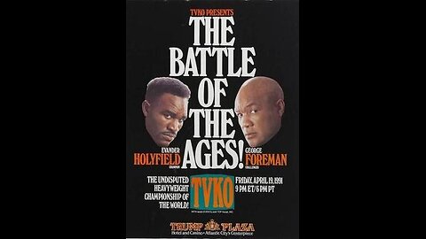 Evander Holyfield vs George Foreman - COMPLETE HBO PROGRAM - Apr 19 1991