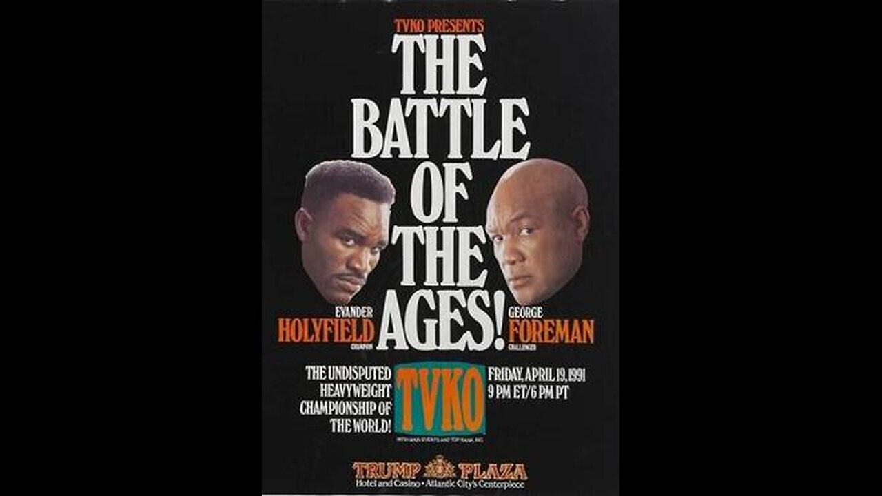 Evander Holyfield vs George Foreman - COMPLETE HBO PROGRAM - Apr 19 1991