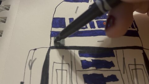 R2-D2 art video