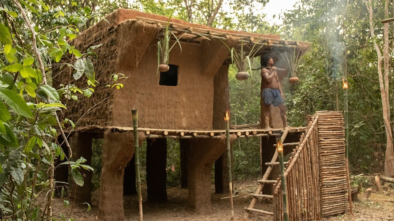 Building The Most Goodness Mud House Villa