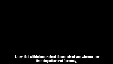 Adolf Hitler - The Truth of Our People Will Prevail (English subtitles)