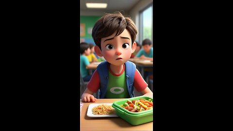 Heart Touching Short 💔 Lunchbox Moment That Opened His Eyes #shorts #moments #animation