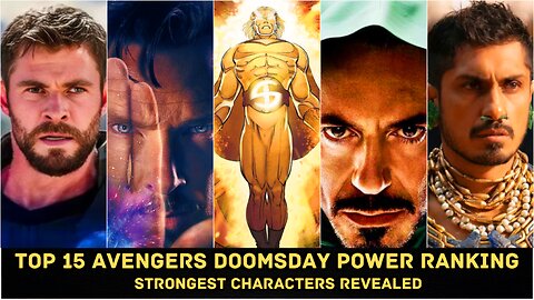 Top 15 Avengers Doomsday Power Ranking | Strongest Characters Revealed | What's On Hollywood