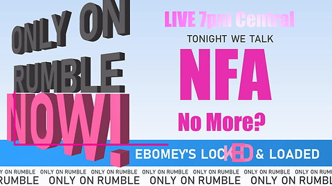 NFA ... No More?