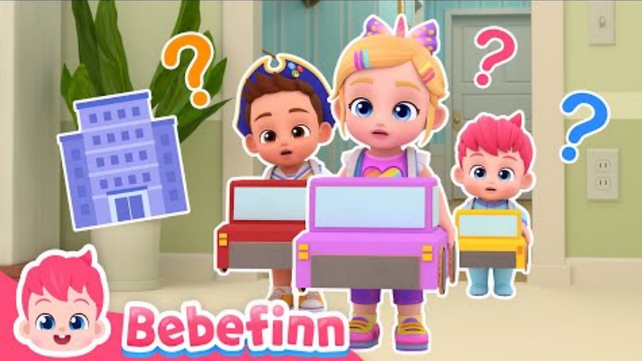Bora and Brody Go to Work | Bebefinn Playtime | Musical Stories