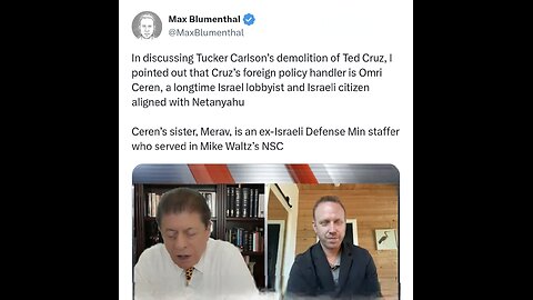 Max Blumenthal ~Tel Aviv Cruz