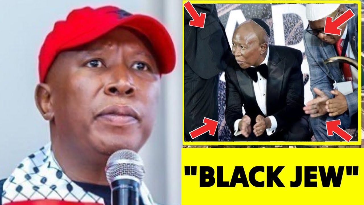 Julius Malema who leads the "Kill the Boer! Kill the Farmer!" chant, declares he is a Black Jew 🌍✡️