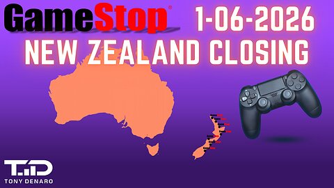 GME to close in New Zealand. Worldwide Gamestop store closure update. Jan 6, 2026