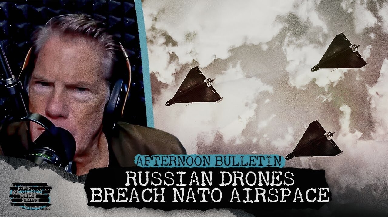 NATO Jets Scramble As Russian Drones Penetrate Alliance Territory
