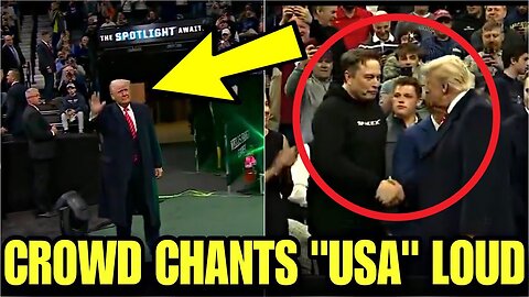 Crowd Goes Wild When Trump And Elon Musk Walkout, Surprising Everyone At Ncaa Championship.