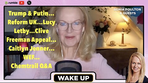 EP. 139 WAKE UP WITH SONIA POULTON & GUESTS: 18 AUGUST 2025: TIMES & TOPICS BELOW