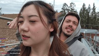 Fanfan Confused by Something Poking Her While Riding with FaZe Adapt