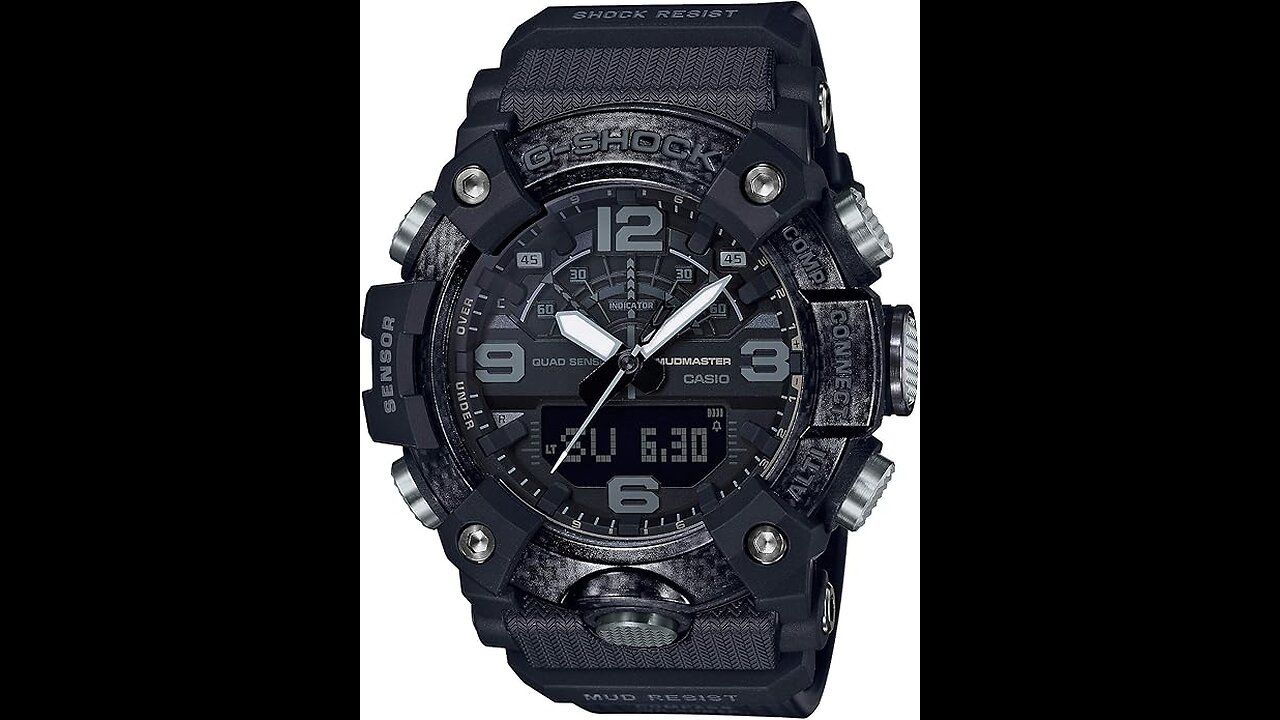 G-Shock Carbon Mudmaster Watch – GGB100-1B