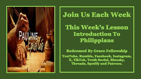 The Pauline Epistles - Introduction To Philippians