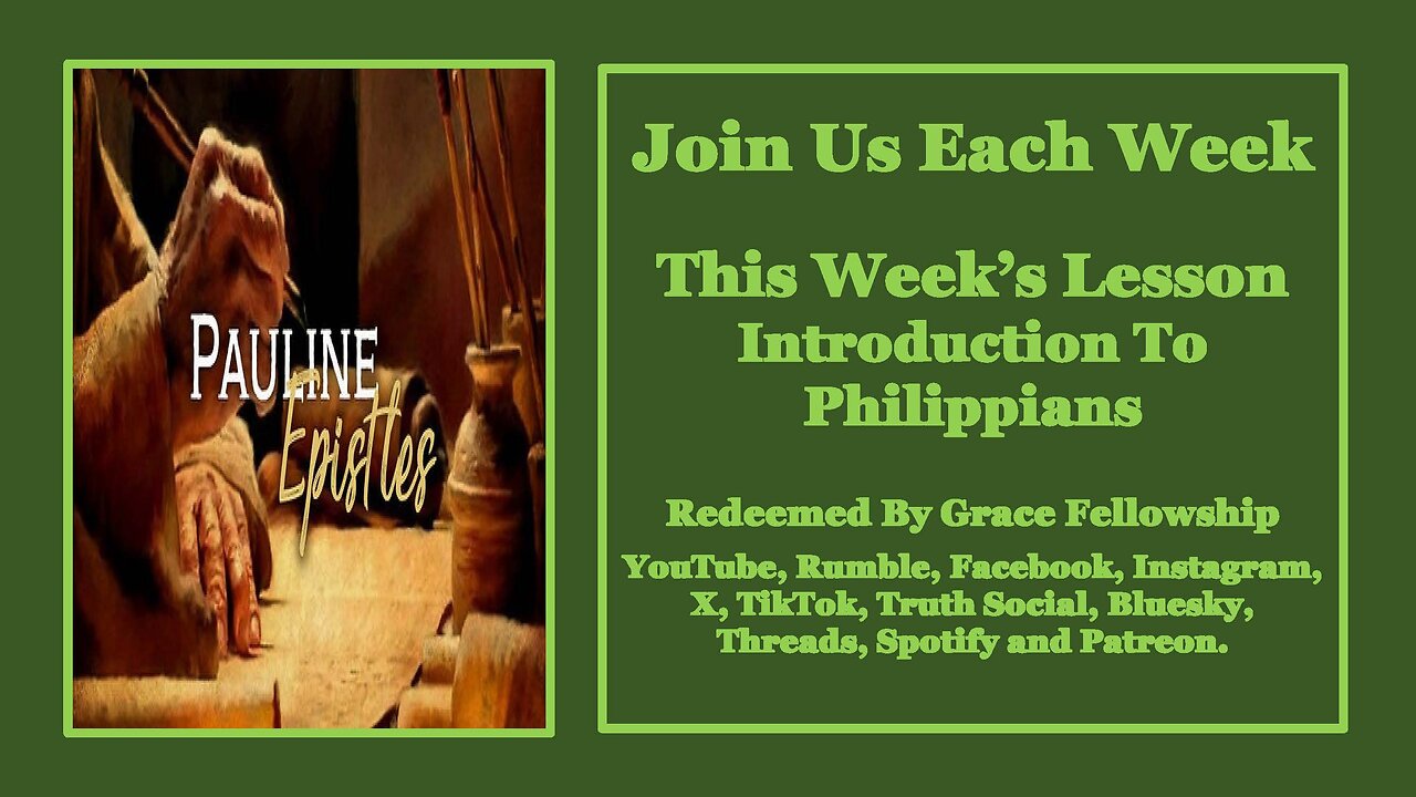 The Pauline Epistles - Introduction To Philippians