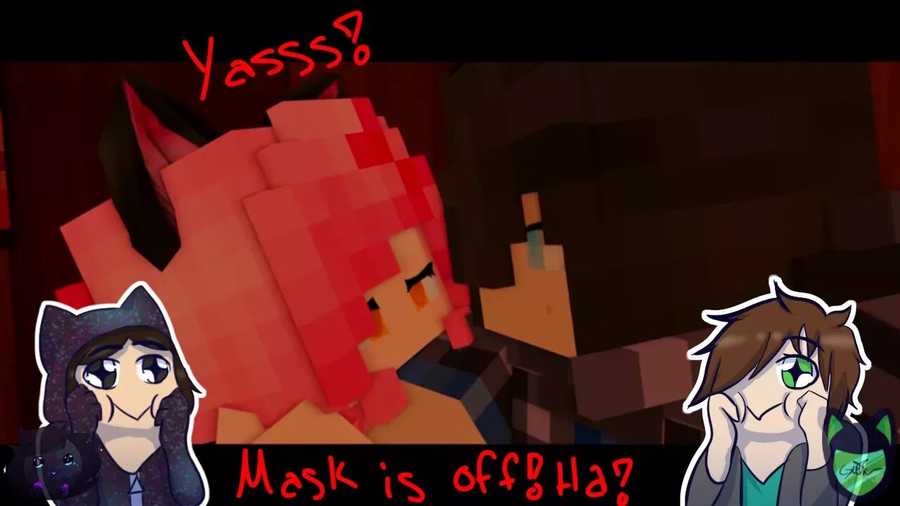 Interrupted by a Phone Call! || Grin reacts to Aphmau ft. Space Bubbles