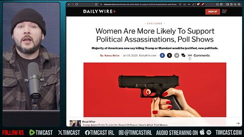 Support For ASSASSINATION At ALL TIME HIGH, Civil War Is Coming | Tim Pool