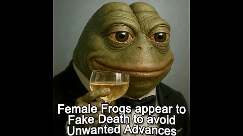 Female frogs appear to fake death to avoid unwanted advances, study shows