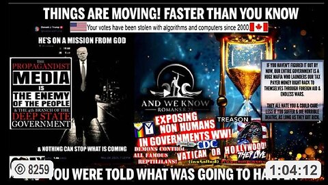 Things are moving! DOGE, Epstein, Key date in COMMS Coming - On a Mission from GOD, Pray ~ by And We Know (5.29.25)